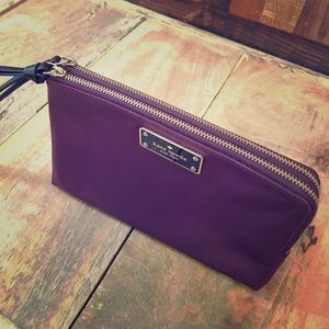 Kate Spade Burgundy/Purple Wristlet
